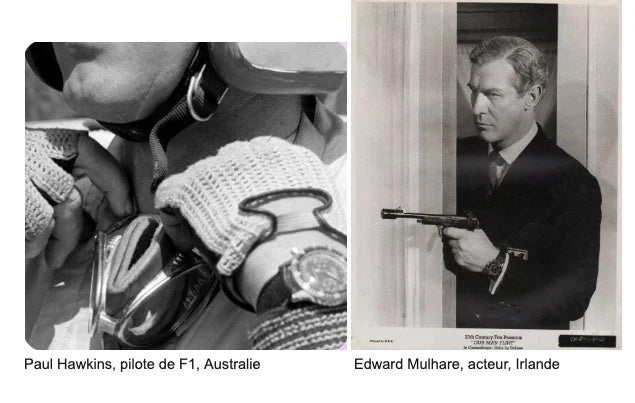Paul Hawkins, pilote de F1, Australie – Edward Mulhare, acteur, Irlande