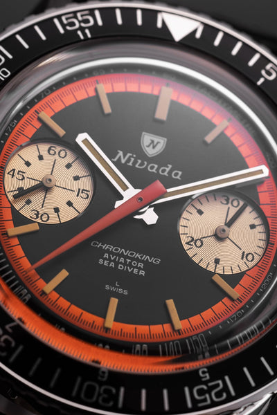 Chronoking "Singer" Vintage Valjoux 23 Restored - Nivada Grenchen
