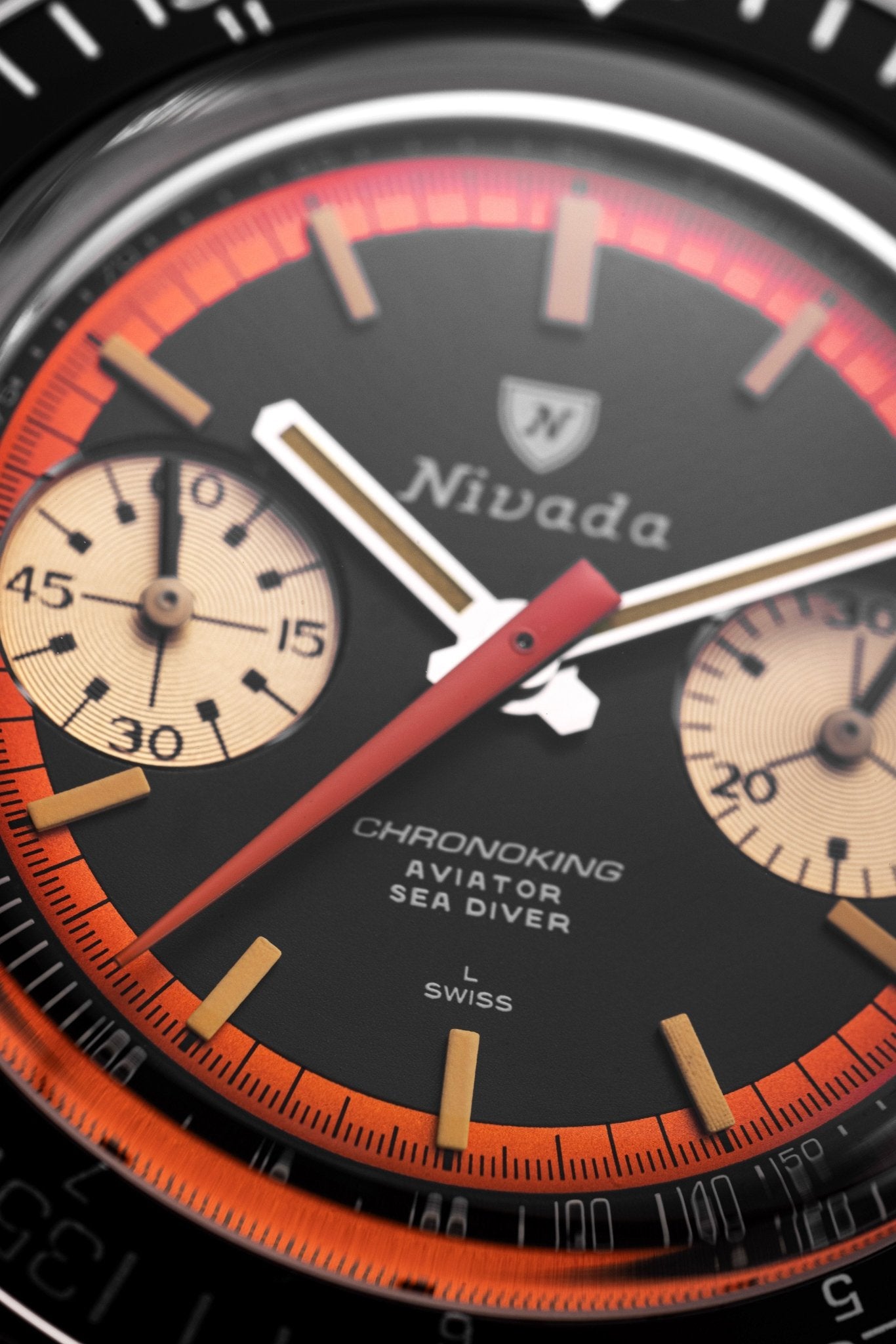 Chronoking "Singer" Vintage Valjoux 23 Restored - Nivada Grenchen