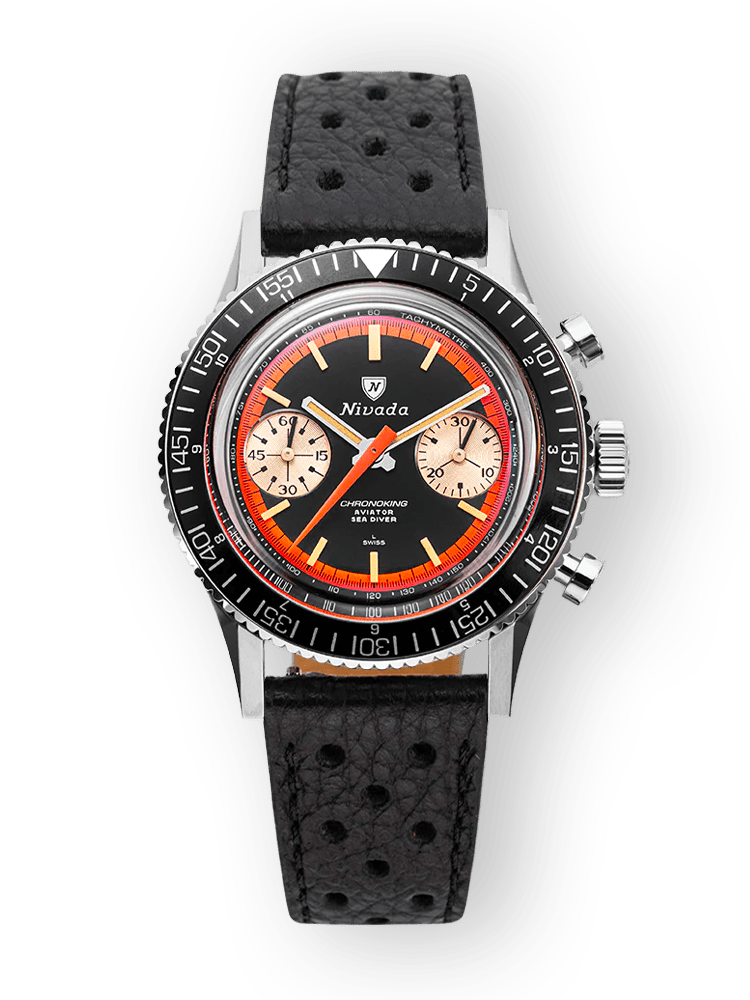 Chronoking "Singer" Vintage Valjoux 23 Restored - Nivada Grenchen