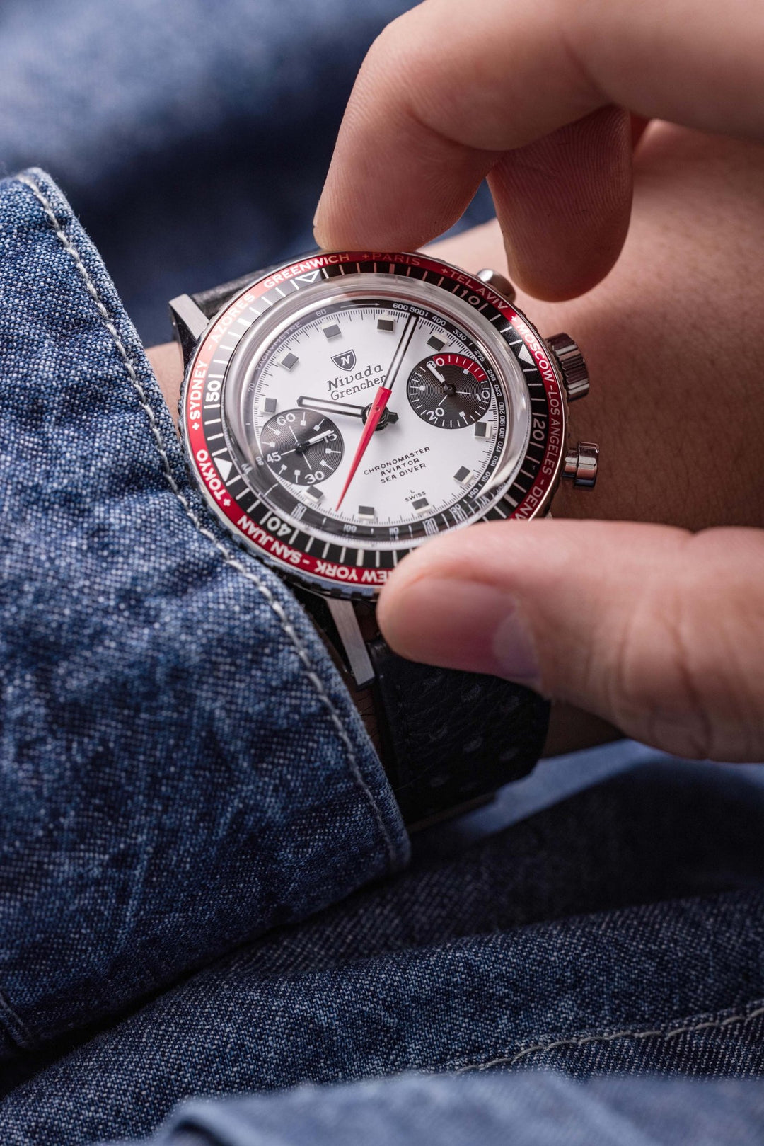 CHRONOMASTER PANDA - 38MM – Nivada Grenchen
