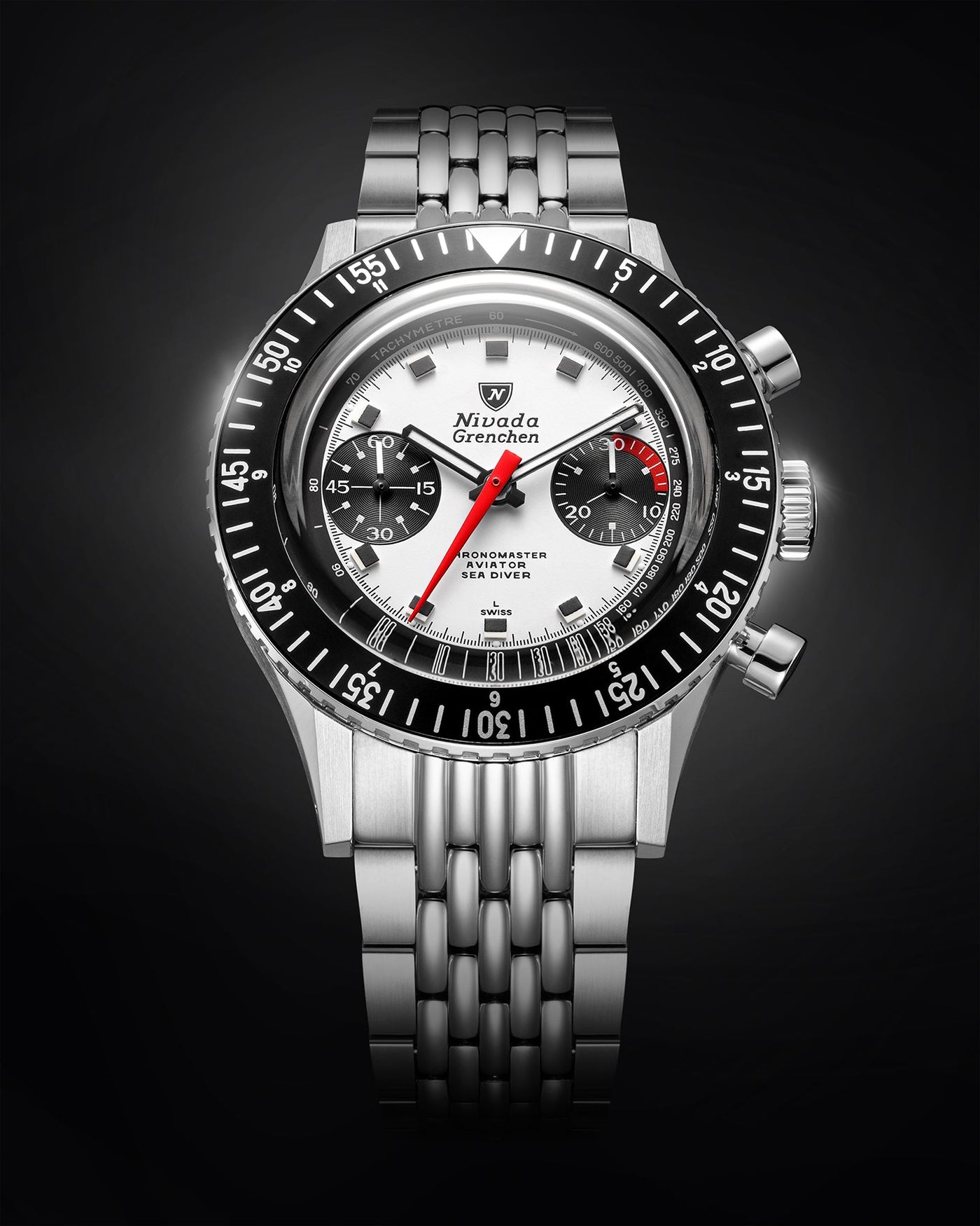 CHRONOMASTER PANDA 41mm - Nivada Grenchen