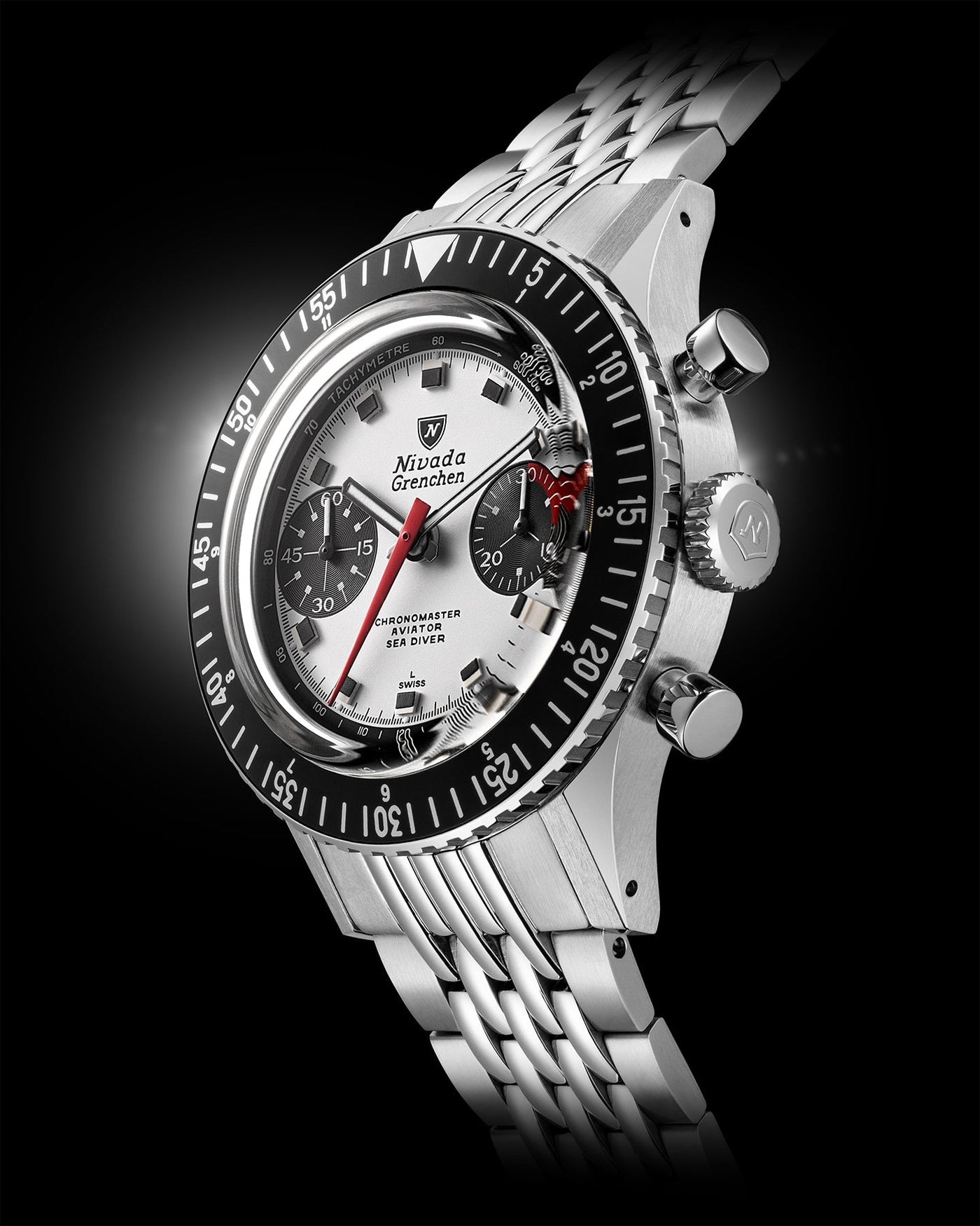 CHRONOMASTER PANDA 41mm - Nivada Grenchen