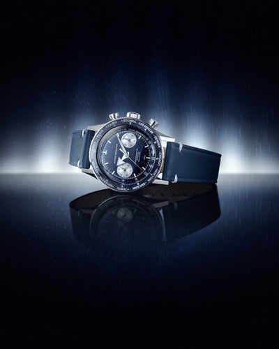 Chronomaster Valjoux 23 Aventurine Blue - Nivada Grenchen
