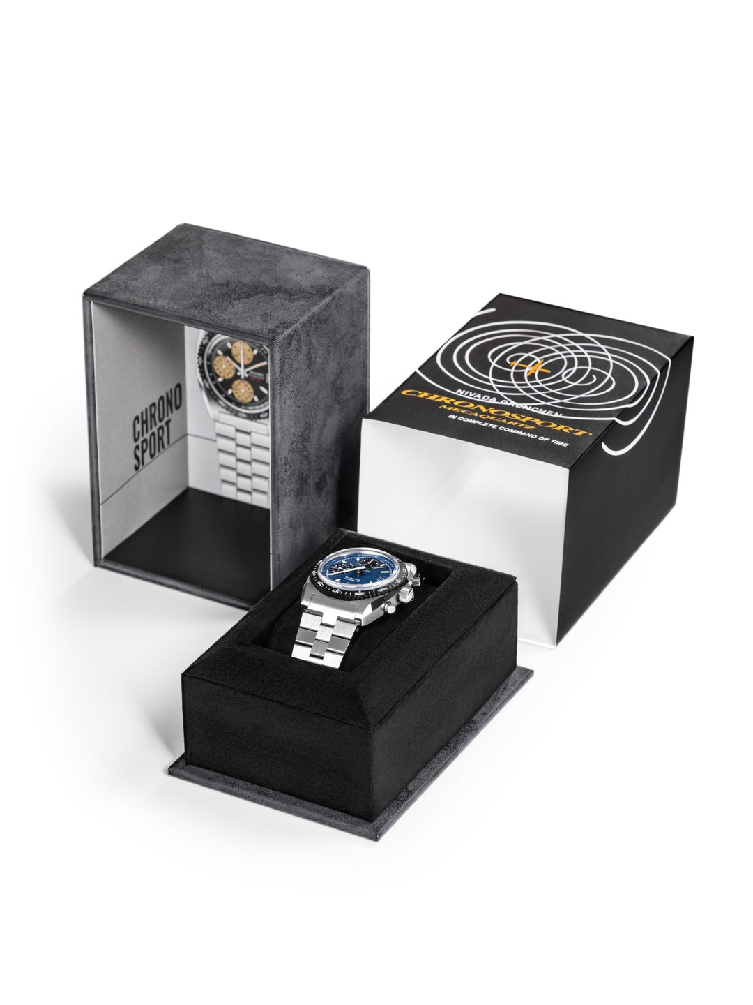 Swiss Automatic Autochron Blue – Nivada Grenchen