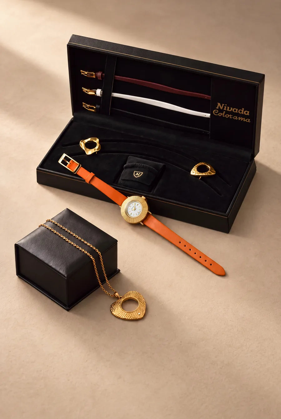 The Golden Hour box, with everything it holds