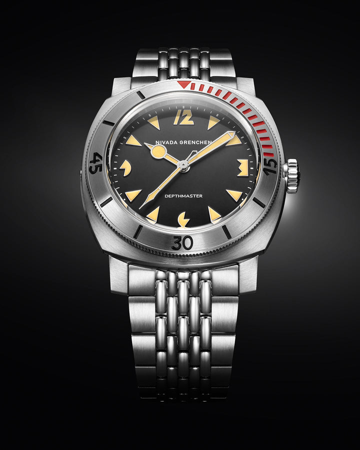 Art Deco Depthmaster 42mm | Automatic Dive Watch – Nivada Grenchen