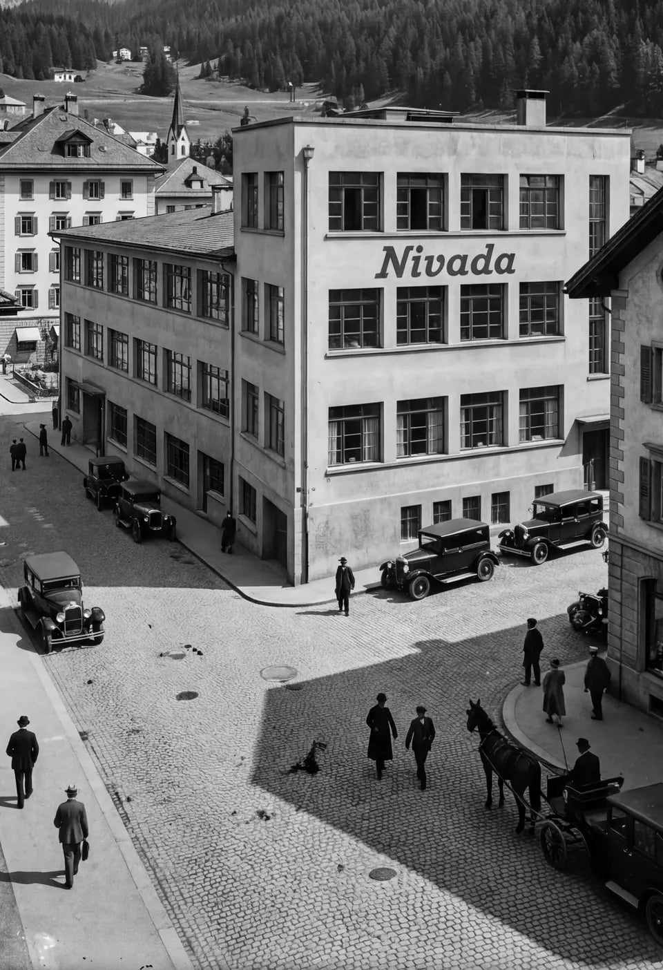 The Nivada building in Grenchen, Switzerland, 1926