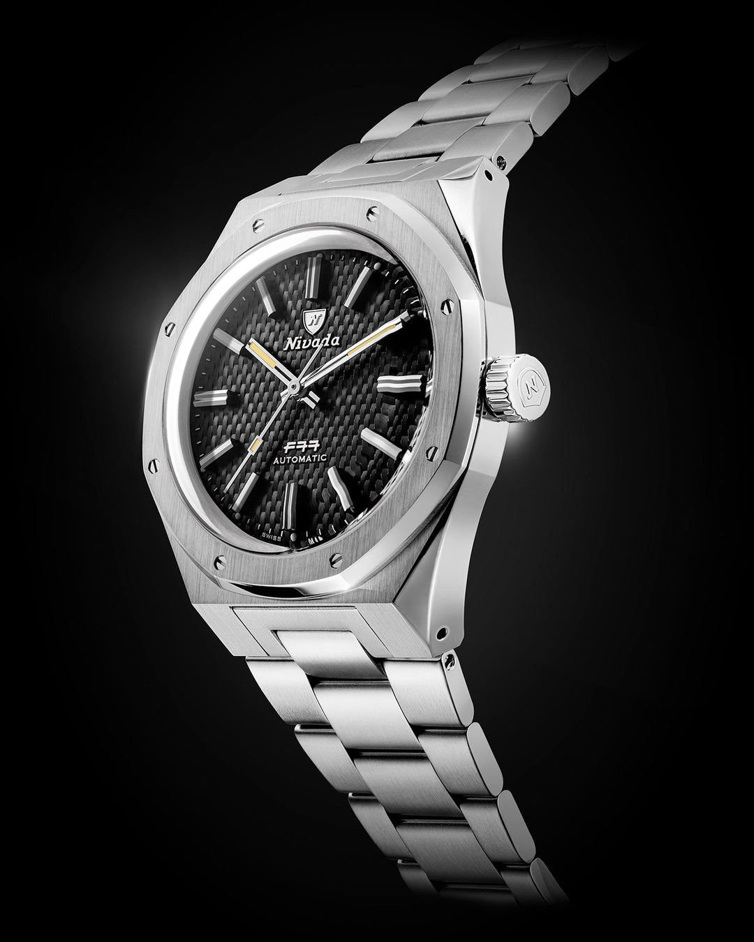 F77 SST Black automatic MK2 – Nivada Grenchen