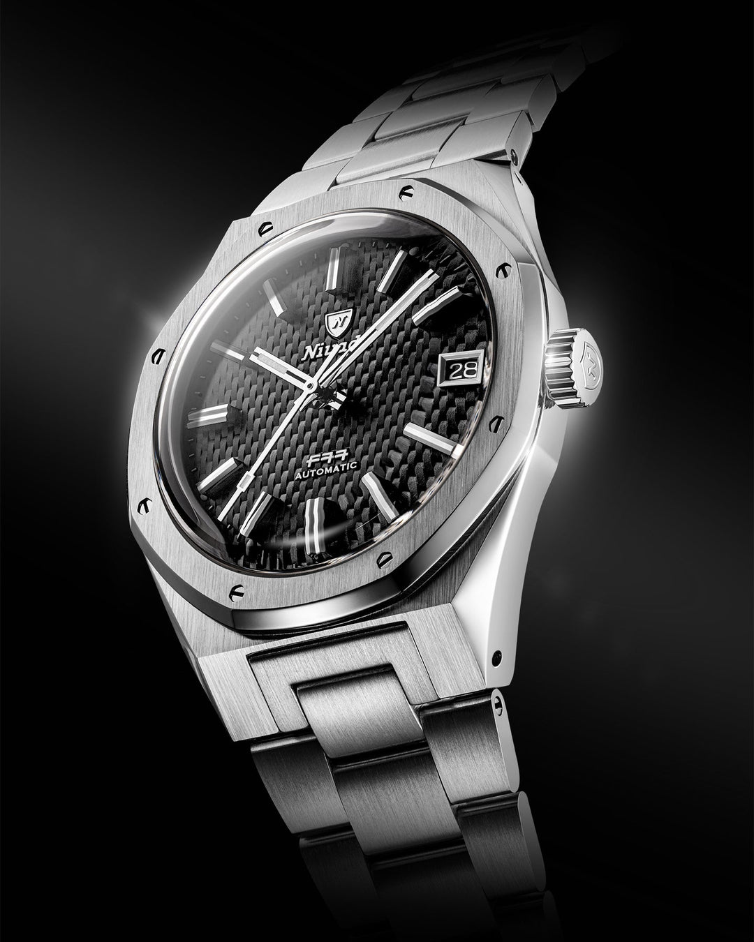 F77 SST BLACK WHITE LUME MK2 – Nivada Grenchen