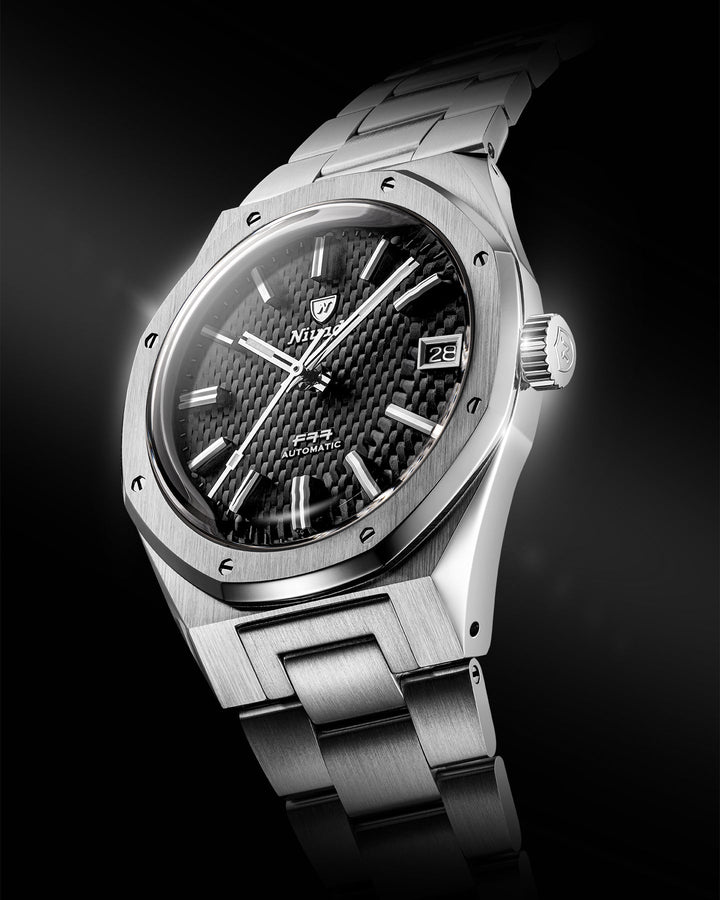 F77 SST BLACK WHITE LUME MK2 – Nivada Grenchen