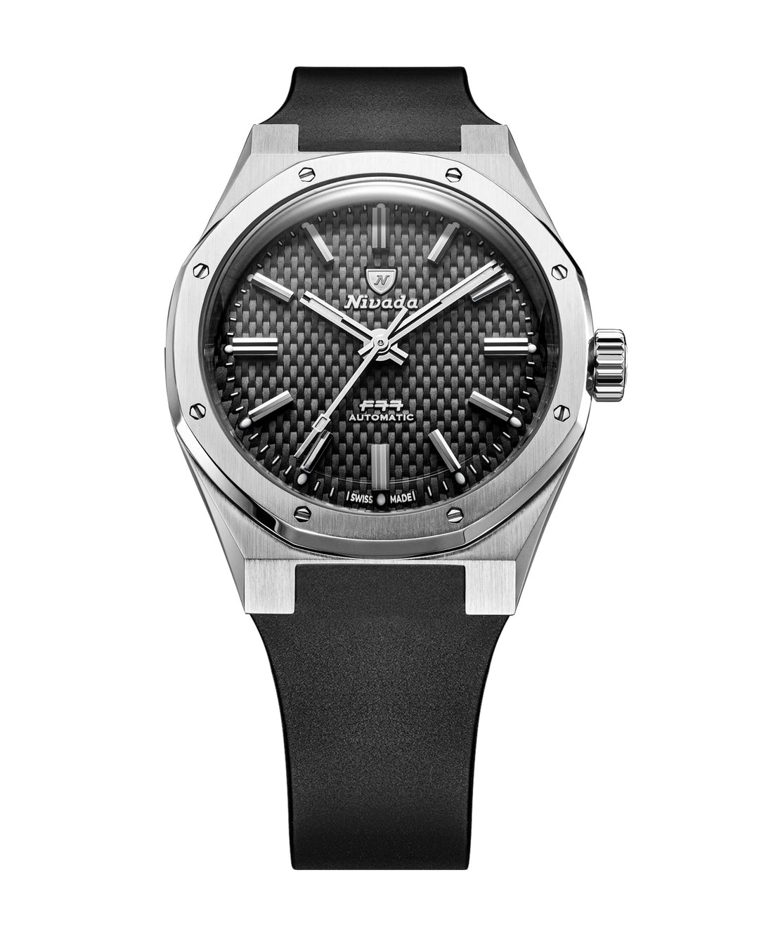 F77 SST BLACK WHITE LUME MK2 - 38MM – Nivada Grenchen