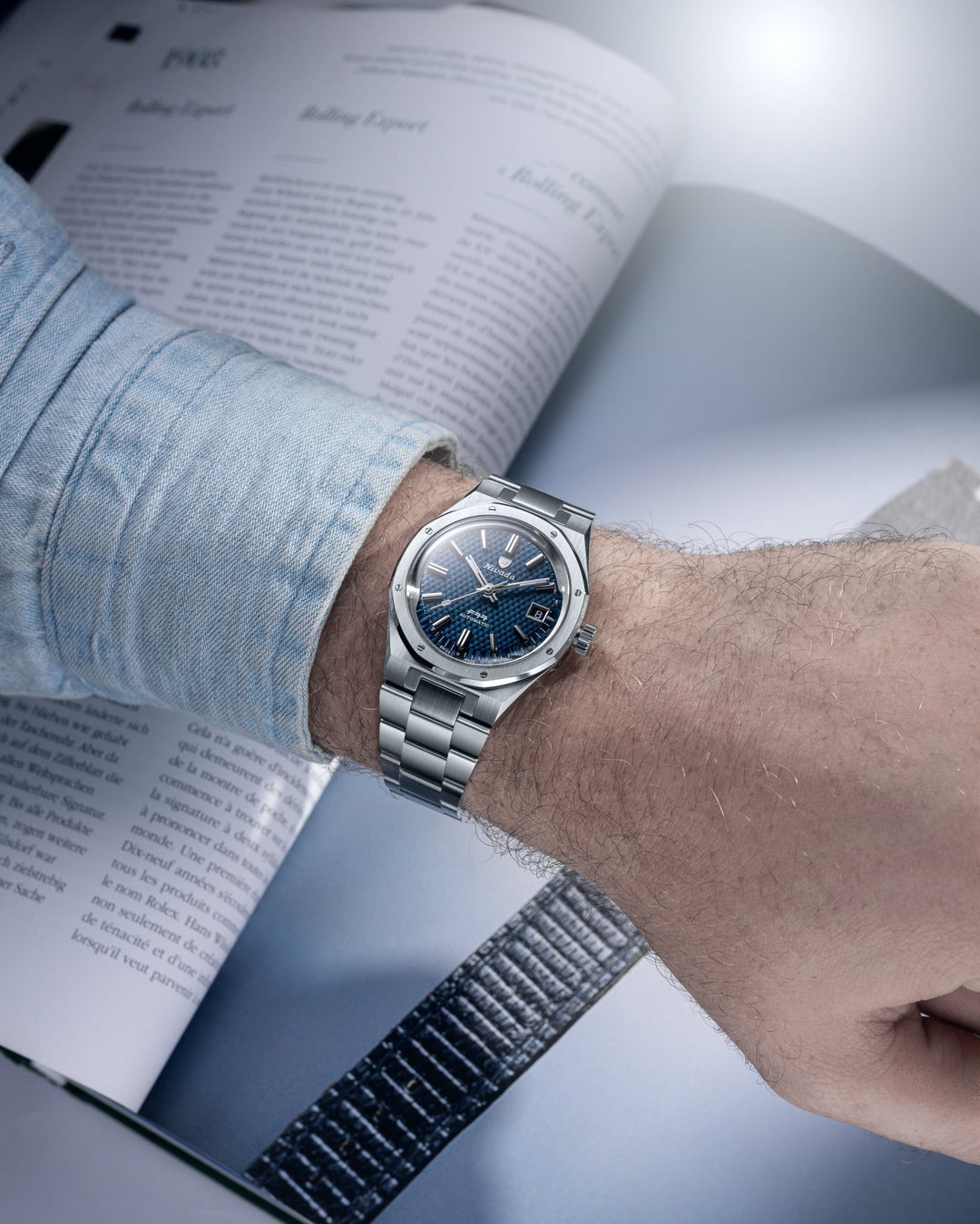 F77 BLUE - 41MM – Nivada Grenchen