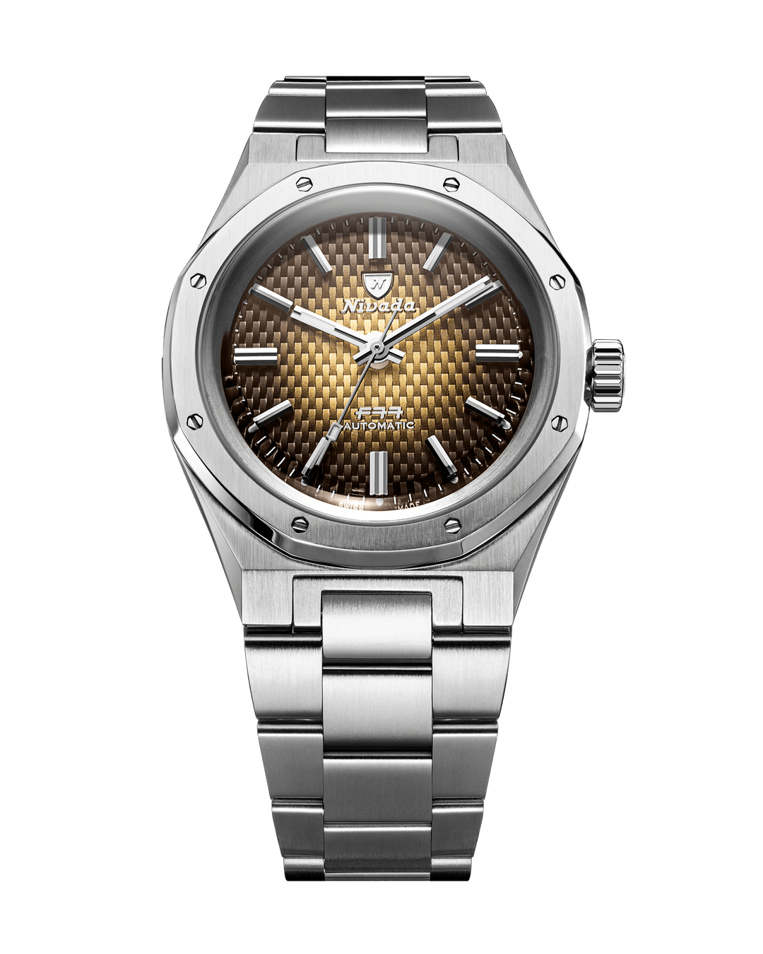 F77 BROWN SMOKED - 37MM – Nivada Grenchen