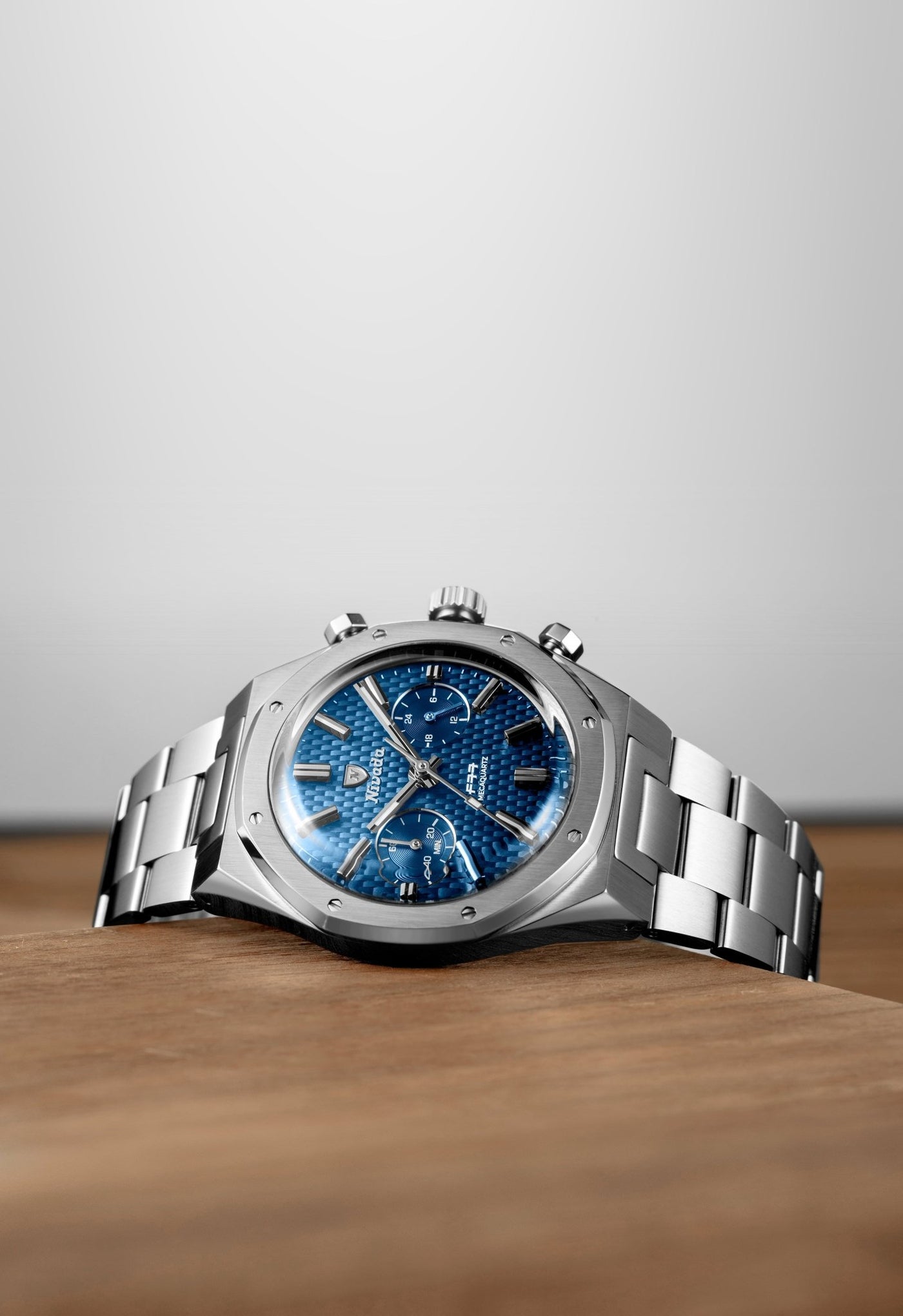 F77 CHRONO MECAQUARTZ BLUE - 38MM - Nivada Grenchen