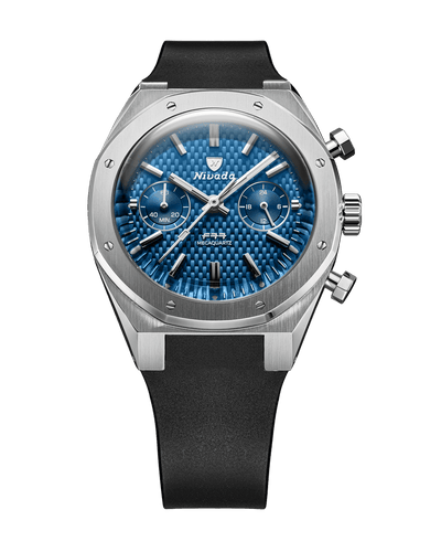 F77 CHRONO MECAQUARTZ BLUE - 38MM - Nivada Grenchen