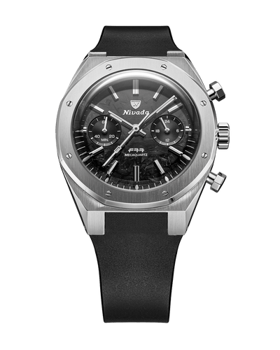 F77 CHRONO MECAQUARTZ CARBON - 38MM - Nivada Grenchen