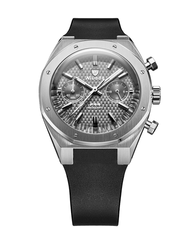 F77 CHRONO MECAQUARTZ GREY - 38MM - Nivada Grenchen