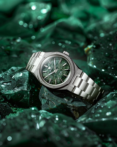 F77 GREEN AVENTURINE MARK I - Nivada Grenchen