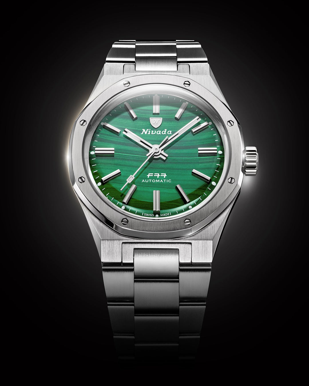 F77 MALACHITE MARK 1 - 37MM – Nivada Grenchen