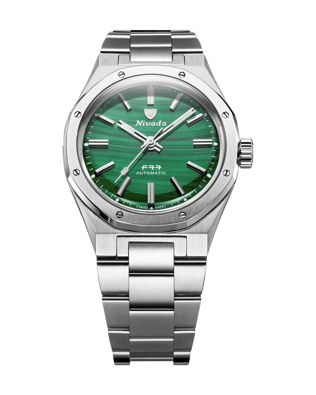 F77 SST MALACHITE MK1 - 37MM – Nivada Grenchen F77 SST MALACHITE MK1 - 37MM – Nivada Grenchen