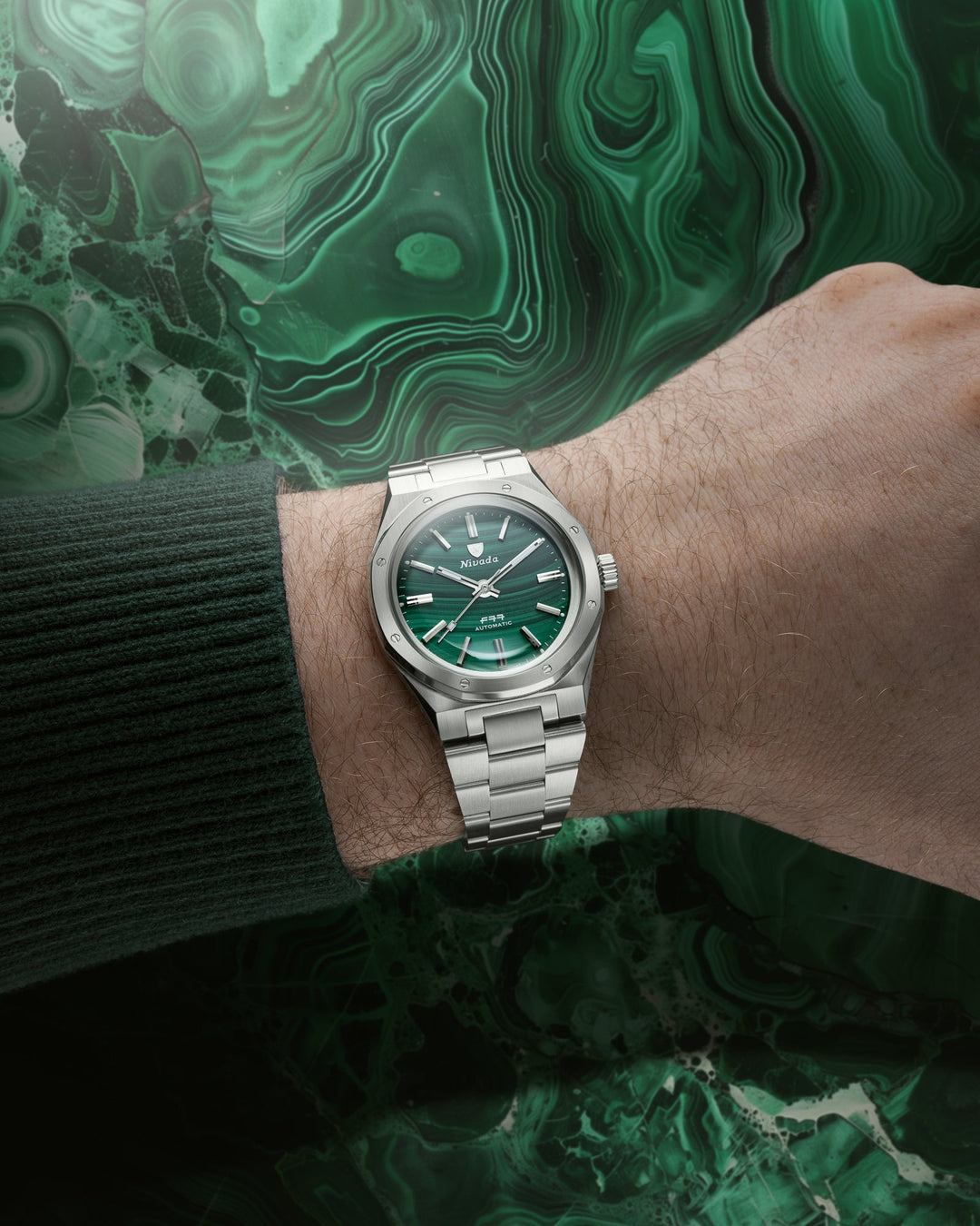 F77 SST Malachite MK1 Watch – Nivada Grenchen