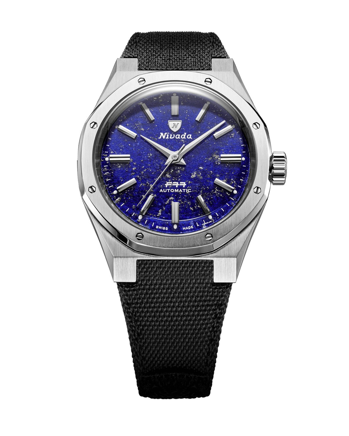 Nivada Grenchen F77 MK2 Lapis Lazuli 38mm alternative fitted-strap or case view