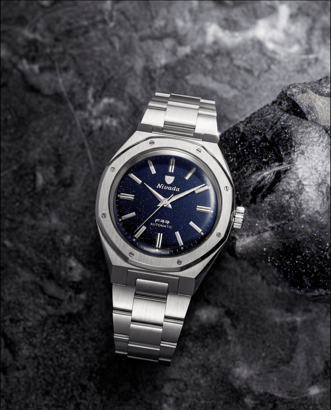 F77 SST DARK BLUE AVENTURINE MK2 – Nivada Grenchen