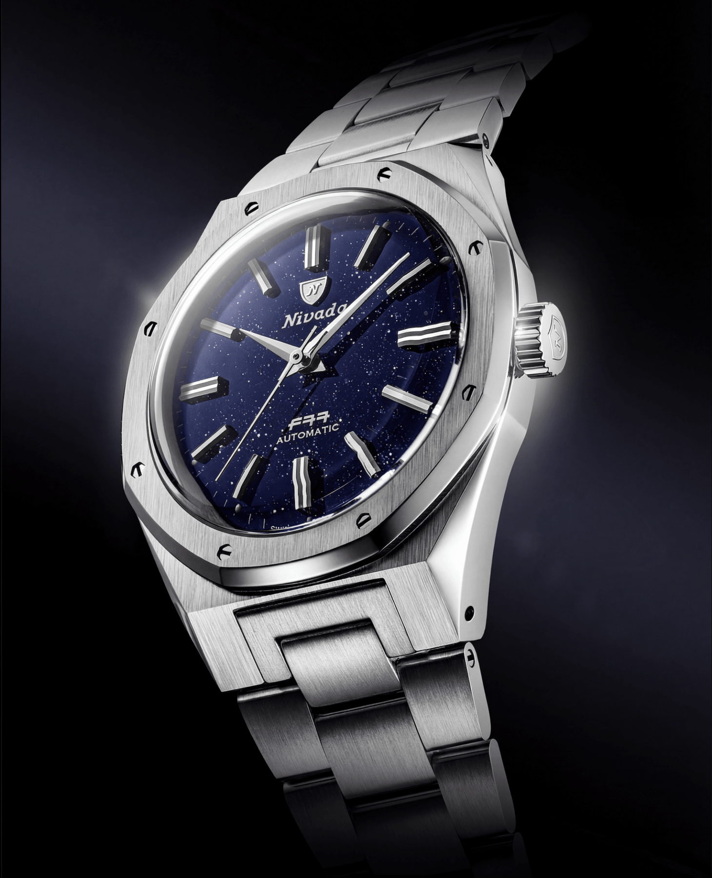 F77 SST DARK BLUE AVENTURINE MK2 – Nivada Grenchen F77 SST DARK BLUE AVENTURINE MK2 – Nivada Grenchen