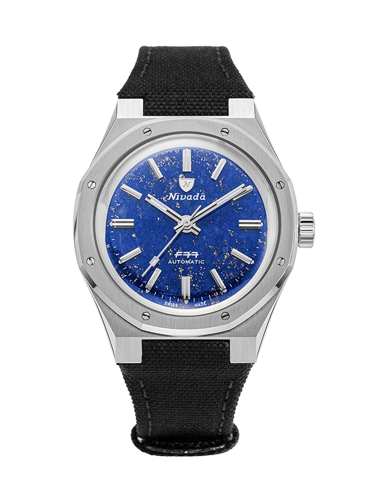 F77 STAINLESS STEEL LAPIS LAZULI - Nivada Grenchen