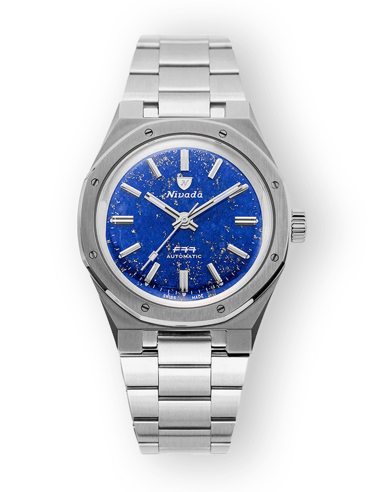 ラピスF75 F77 STAINLESS STEEL LAPIS LAZULI - 37MM – Nivada Grenchen