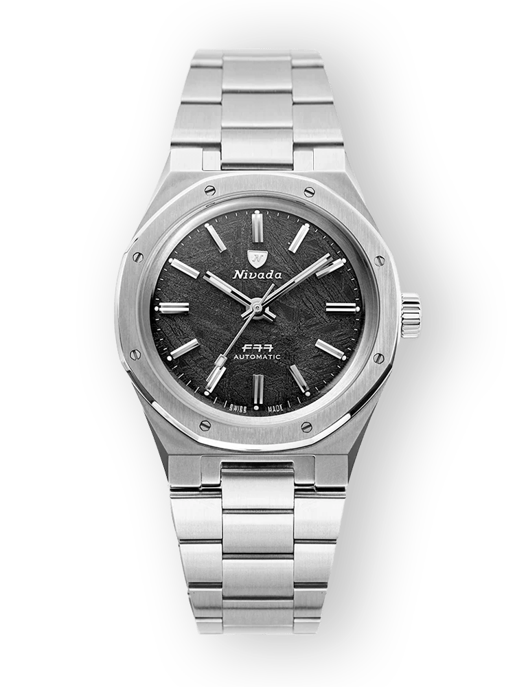F77 STAINLESS STEEL METEORITE - Nivada Grenchen