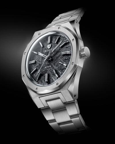 F77 STAINLESS STEEL METEORITE - Nivada Grenchen