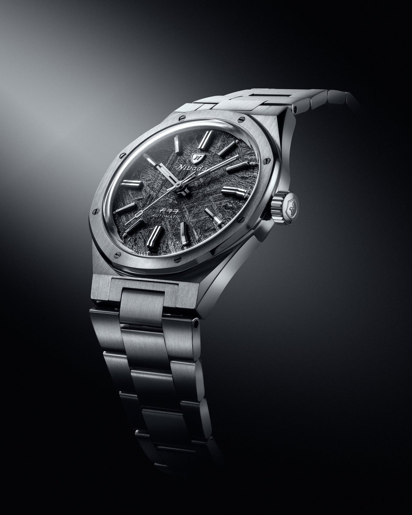 F77 STAINLESS STEEL METEORITE - Nivada Grenchen