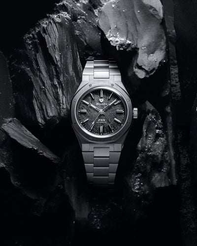 F77 STAINLESS STEEL METEORITE - Nivada Grenchen