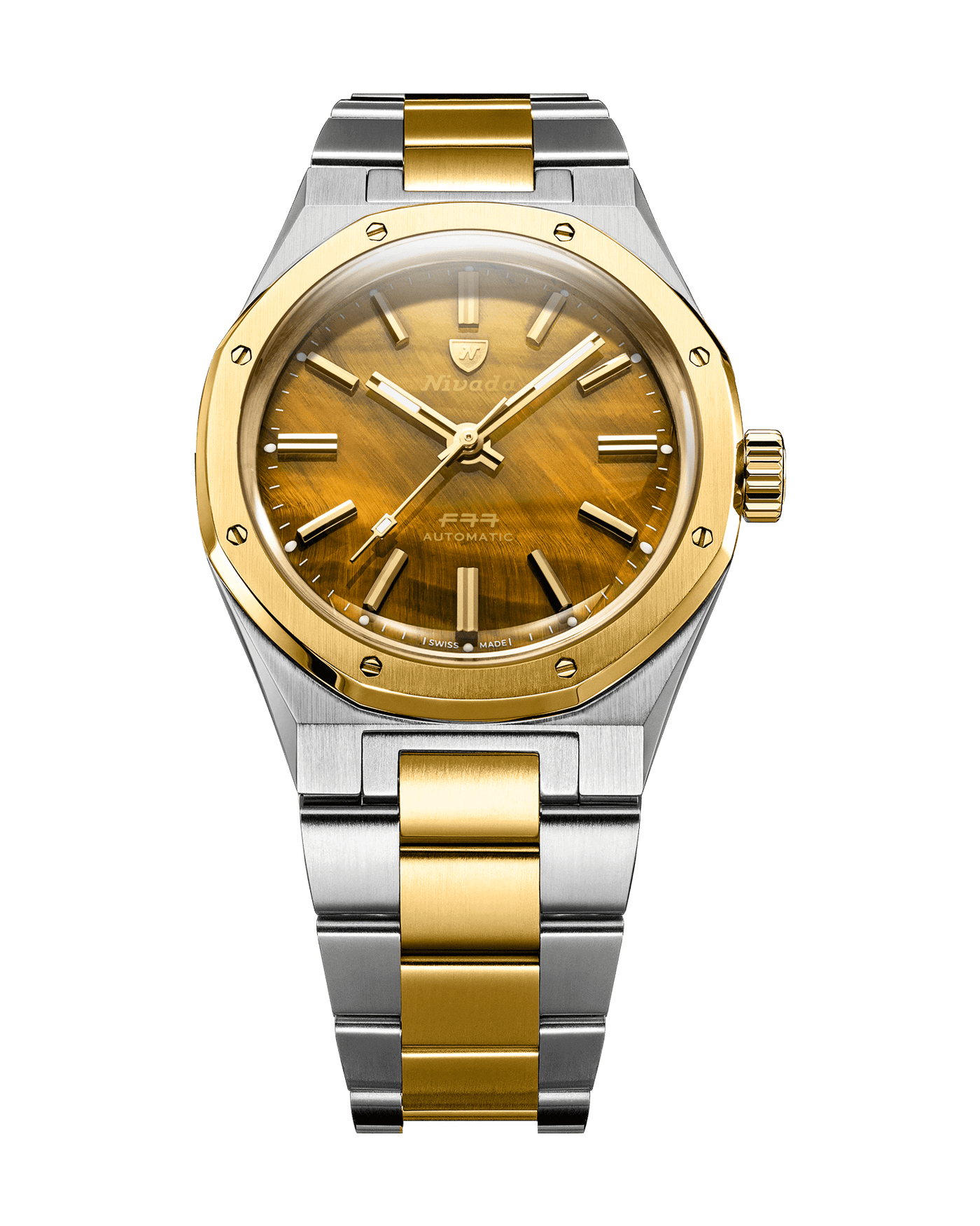 F77 TIGER EYE BICOLOR MARK I - Nivada Grenchen