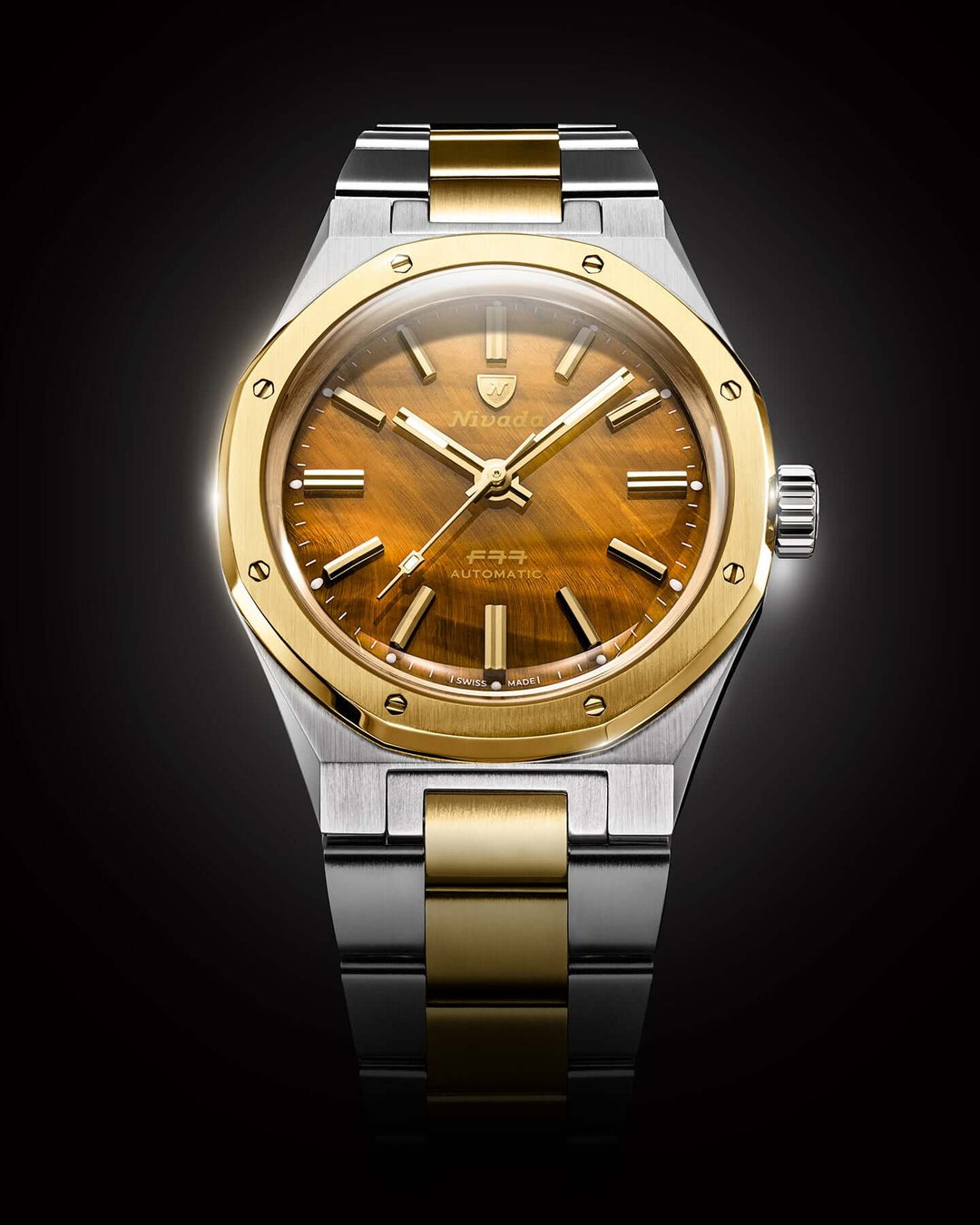 F77 SST TIGER EYE BICOLOR MK1 - 37MM – Nivada Grenchen