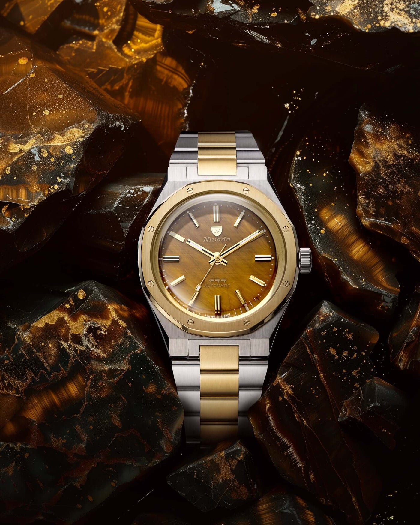 F77 TIGER EYE BICOLOR MARK I - Nivada Grenchen