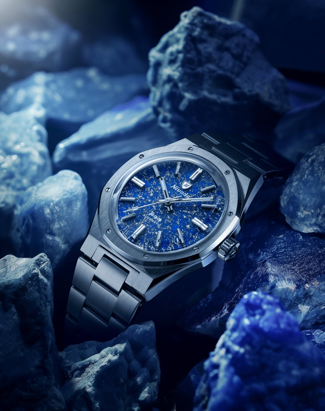 F77 TITANIUM LAPIS LAZULI - 37MM – Nivada Grenchen