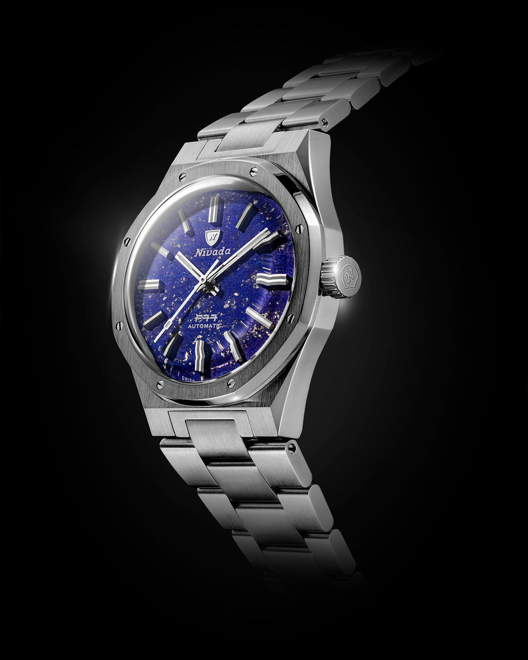 F77 TITANIUM LAPIS LAZULI MK1 - 37MM – Nivada Grenchen