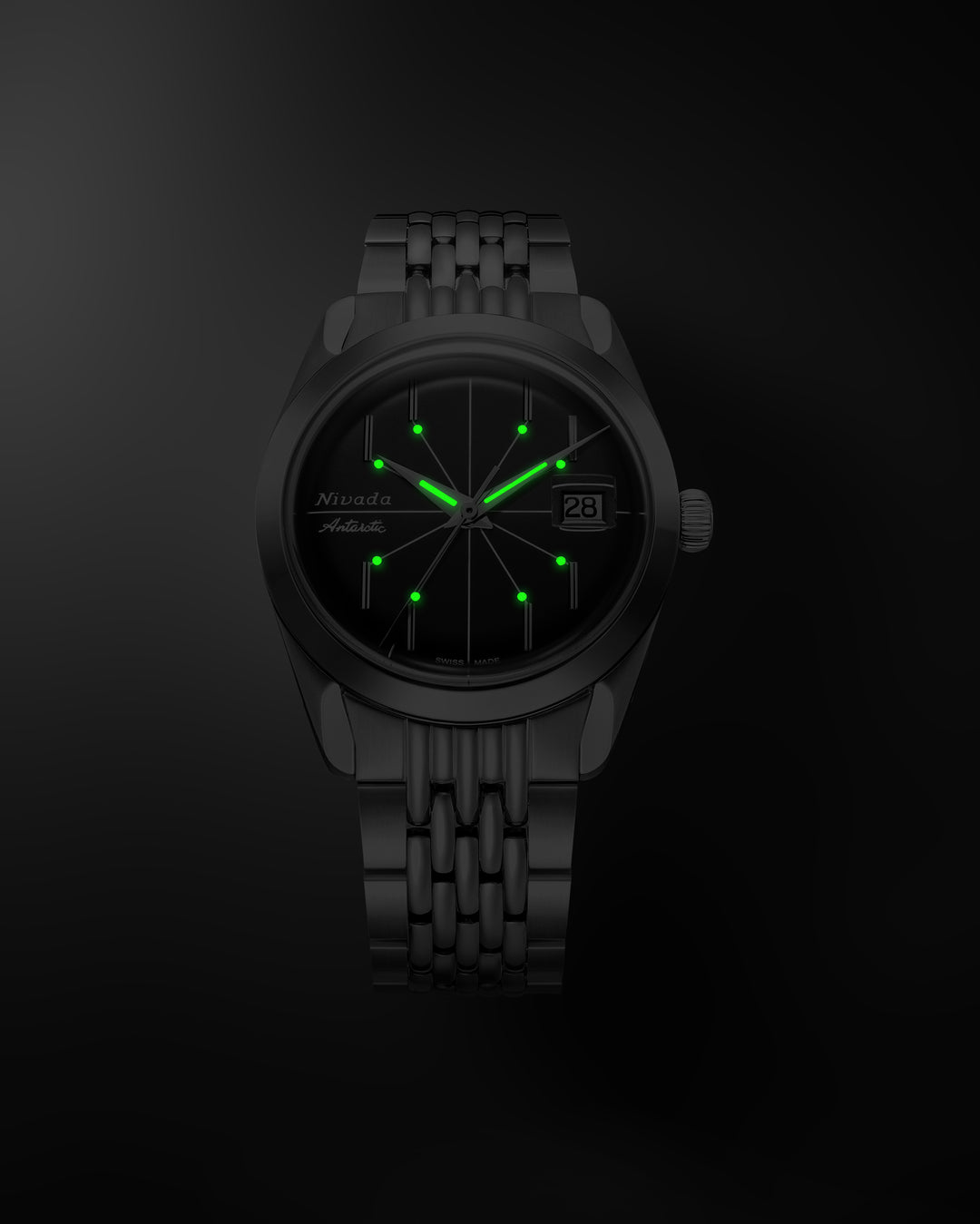 ANTARCTIC SPIDER BLACK - 35mm – Nivada Grenchen