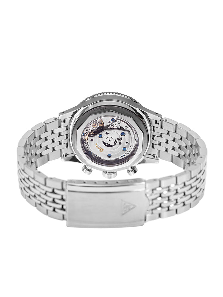 WHITE PANDA INTER.BEZEL MANUAL 38mm – Nivada Grenchen