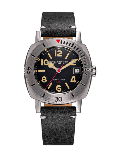 Numerals Date - Depthmaster Black - Nivada Grenchen