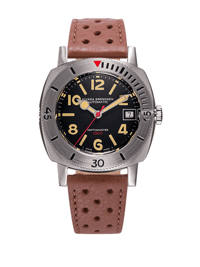 Numerals Date - Depthmaster Black - Nivada Grenchen