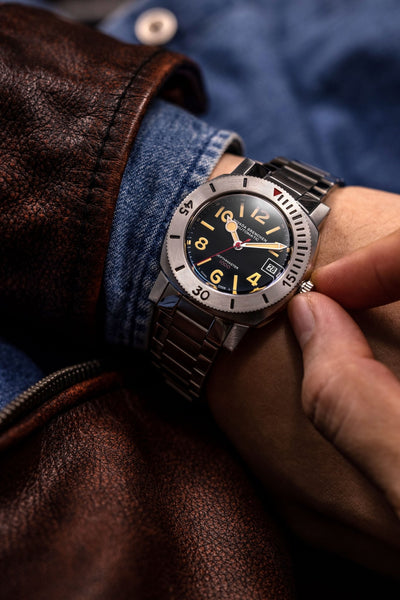 Numerals Date - Depthmaster Black - Nivada Grenchen