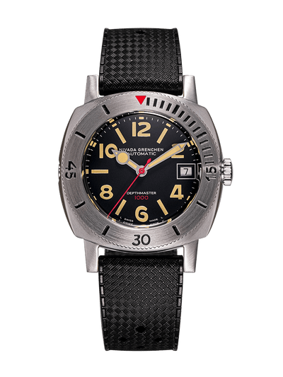 Numerals Date - Depthmaster Black - Nivada Grenchen