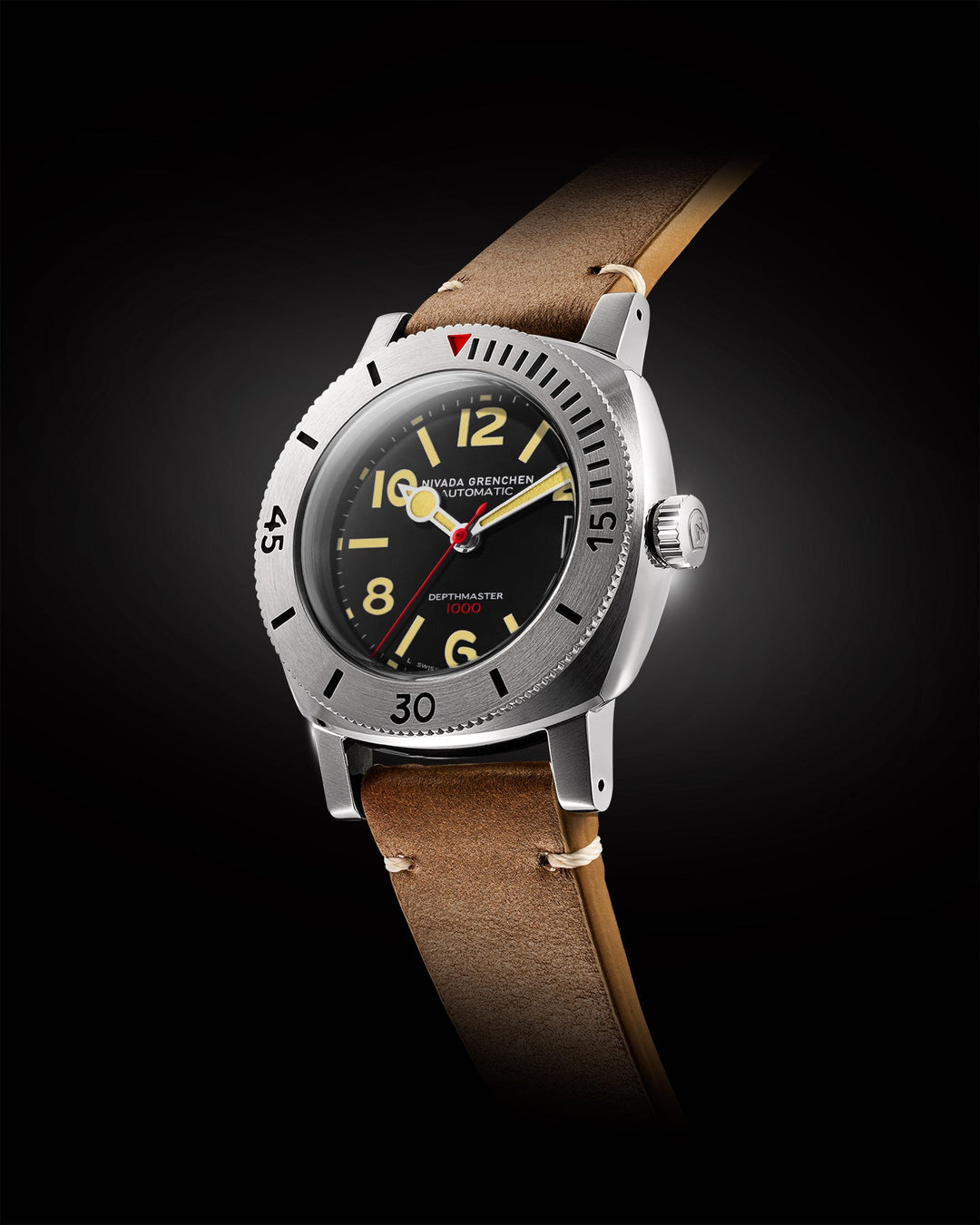 NUMERALS DATE - DEPTHMASTER BLACK – Nivada Grenchen