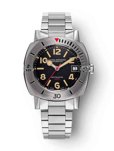 Numerals Date - Depthmaster Black - Nivada Grenchen