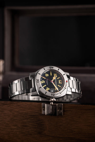 Numerals Date - Depthmaster Black - Nivada Grenchen