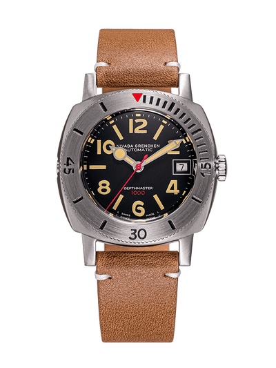 Numerals Date - Depthmaster Black - Nivada Grenchen